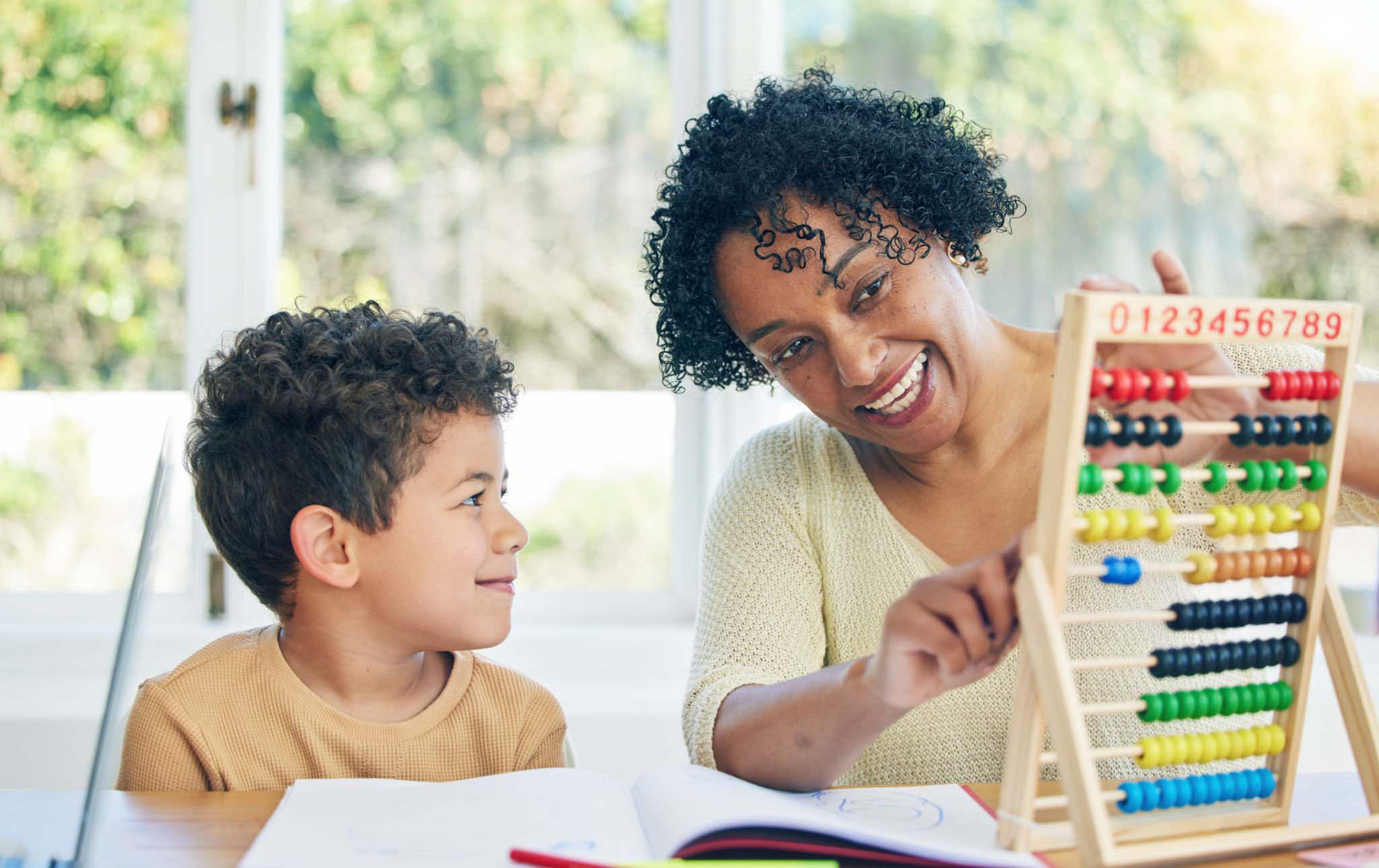 Child receiving education